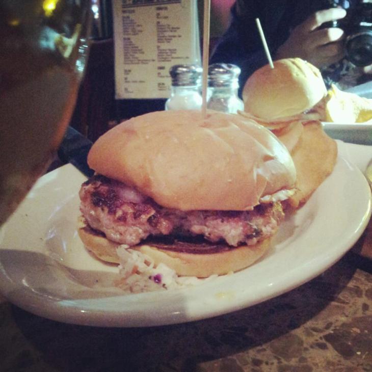 Alligator burger