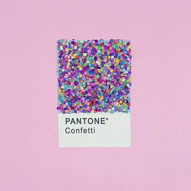 confetti pantone