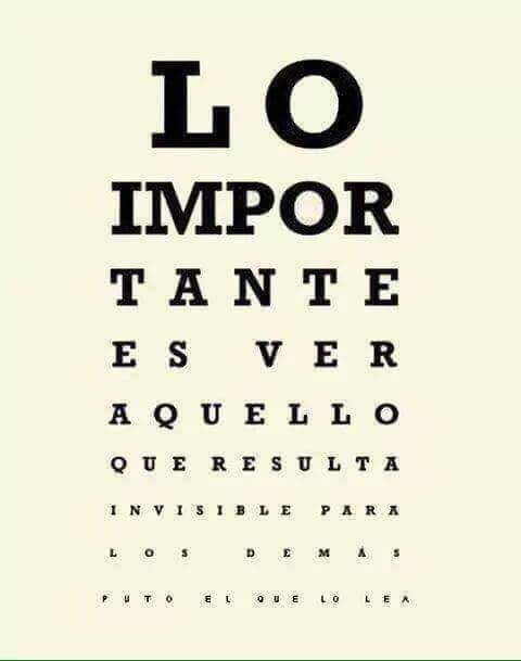lo importante