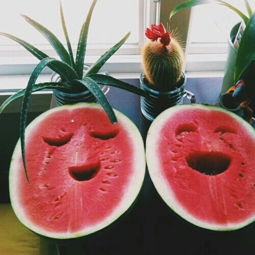 sandias sonrientes
